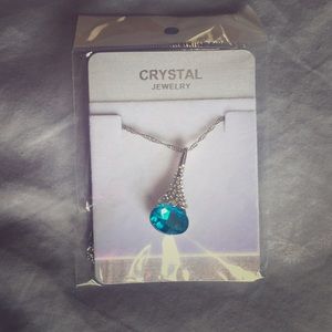 NWT Turquoise Crystal Necklace